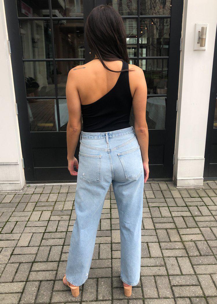 Agolde 90's Mid Rise Loose Fit Jean- Captured-Hand In Pocket
