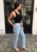 Agolde 90's Mid Rise Loose Fit Jean- Captured-Hand In Pocket
