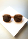 A.J. Morgan Classmate Square Round Beige Sunnies-Hand In Pocket