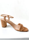 Chinese Laundry Yummy Fine Suede Heeled Sandal-Hand In Pocket