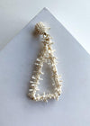 Palancar Triangular White Beaded Drops-Hand In Pocket