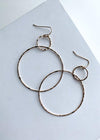 Reynolds Thin Double Gold Hoops-Hand In Pocket