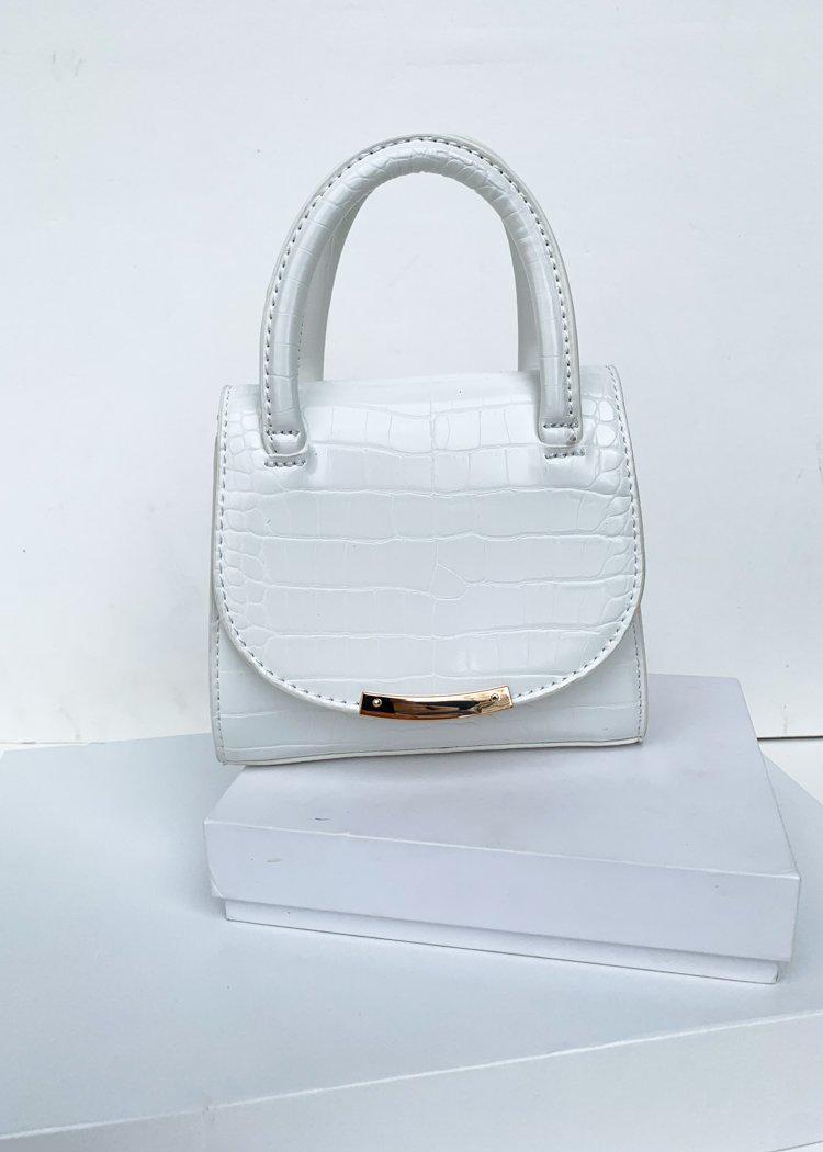Maggie Mini Crossbody Croc Embossed Bag-***FINAL SALE***-Hand In Pocket