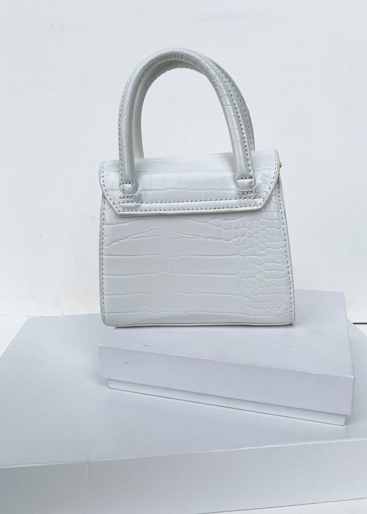 Maggie Mini Crossbody Croc Embossed Bag-***FINAL SALE***-Hand In Pocket
