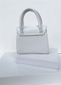 Maggie Mini Crossbody Croc Embossed Bag-***FINAL SALE***-Hand In Pocket