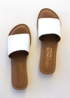 Matisse White Tiki Sandals-Hand In Pocket