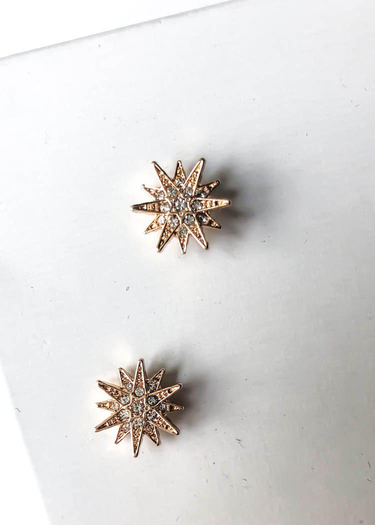Celestial Studs - Gold-Hand In Pocket