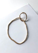Ritzy Abstract Hoops - Gold-Hand In Pocket