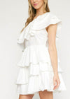 Camelia One Shoulder Tiered Mini Dress ***FINAL SALE***-Hand In Pocket