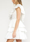 Camelia One Shoulder Tiered Mini Dress ***FINAL SALE***-Hand In Pocket