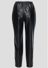 Blank NYC No Guidance Leather Jogger - Black-***FINAL SALE***-Hand In Pocket