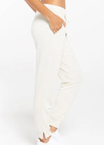 Z Supply Cypress Loop Terry Jogger - Bone***FINAL SALE***-Hand In Pocket