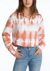 525 America Quarter Zip Tie Dye Sweatshirt-***FINAL SALE***-Hand In Pocket