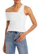 Line + Dot Sylvie One Shoulder Sweater Top-***FINAL SALE***-Hand In Pocket