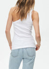 Michael Stars Kelly One Shoulder Top - White-Hand In Pocket
