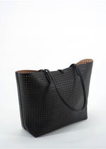 Remi Reid Departure Tote- Perforated-Hand In Pocket