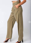 Ava Wide Leg Trouser-Olive ***FINAL SALE***-Hand In Pocket