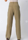 Ava Wide Leg Trouser-Olive ***FINAL SALE***-Hand In Pocket