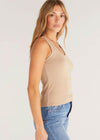 Z Supply Sirena Rib Tank - Driftwood-Hand In Pocket