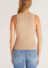 Z Supply Sirena Rib Tank - Driftwood-Hand In Pocket