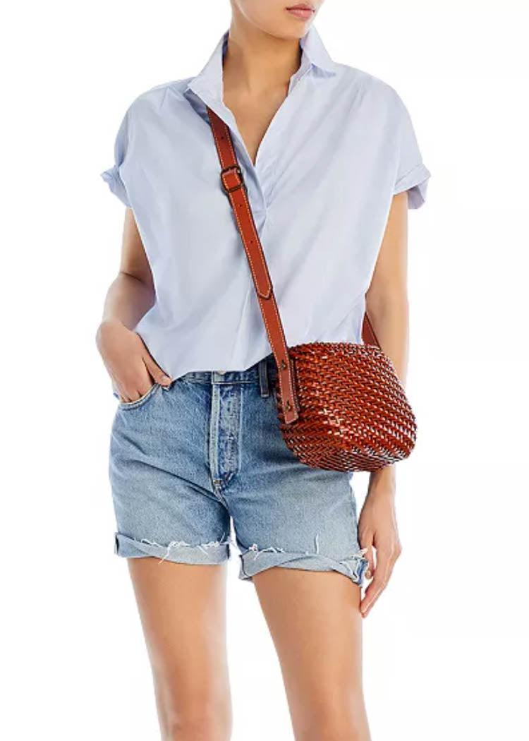 Cele Rhodes Popover Shirt-Hand In Pocket