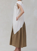 Kerri Color Block Maxi Dress-Hand In Pocket