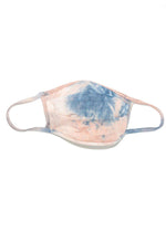 Tie Dye Washable Face Mask-Blue-Hand In Pocket