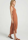 Z Supply Reverie Midi Dress - Vintage Brown-Hand In Pocket