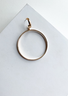 Kashid Gold Medium Hoops-Hand In Pocket