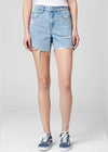 Blank NYC High Rise Mom Jean Shorts - Acid Trip-***FINAL SALE***-Hand In Pocket