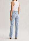 Agolde Lana Mid Rise Vintage Straight - Riptide-***FINAL SALE***-Hand In Pocket