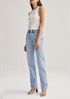 Agolde Lana Mid Rise Vintage Straight - Riptide-***FINAL SALE***-Hand In Pocket
