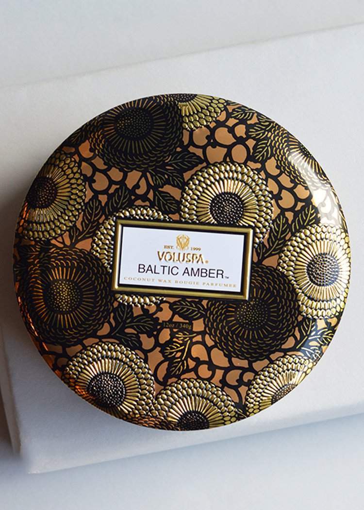 Voluspa Japonica Candle - Baltic Amber-Hand In Pocket