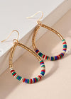 Larissa Beaded Hoops-Multi-***FINAL SALE***-Hand In Pocket