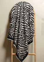 Serengeti Scarf-Black/Ivory-Hand In Pocket