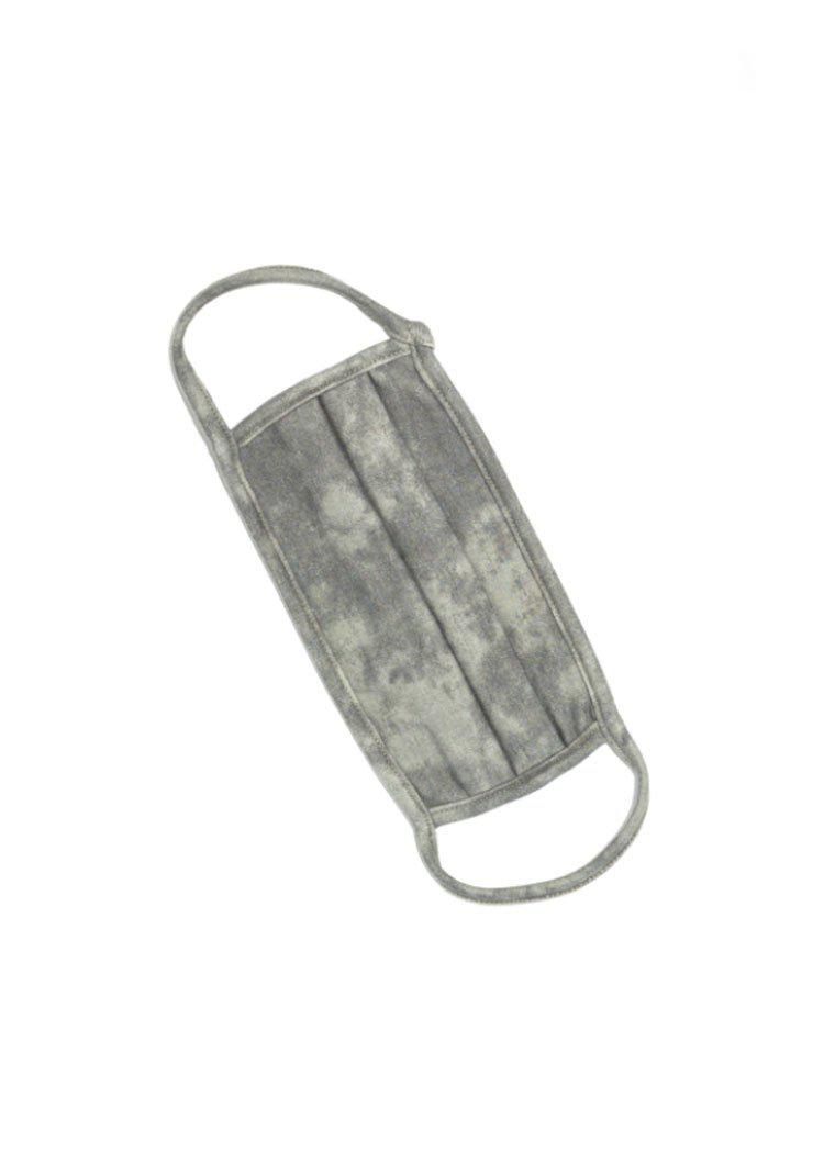 Camo Washable Face Mask-Grey-Hand In Pocket