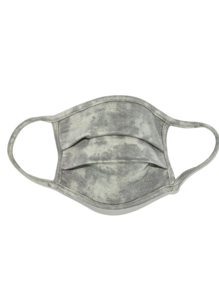 Camo Washable Face Mask-Grey-Hand In Pocket