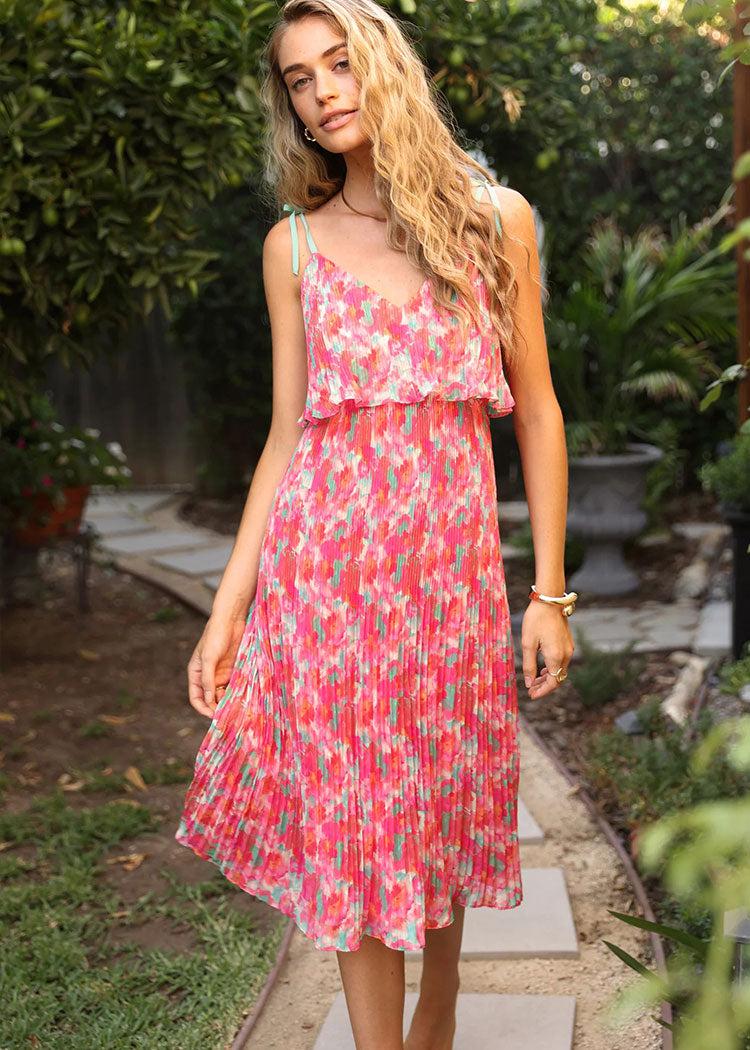Carlene Pleated Twofer Dress ***FINAL SALE***-Hand In Pocket