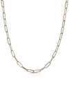 Eklexic 18" Elongated Link Chain-Gold-Hand In Pocket