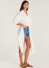 Lina Button Up Duster-Hand In Pocket
