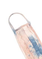 Tie Dye Washable Face Mask-Blue-Hand In Pocket