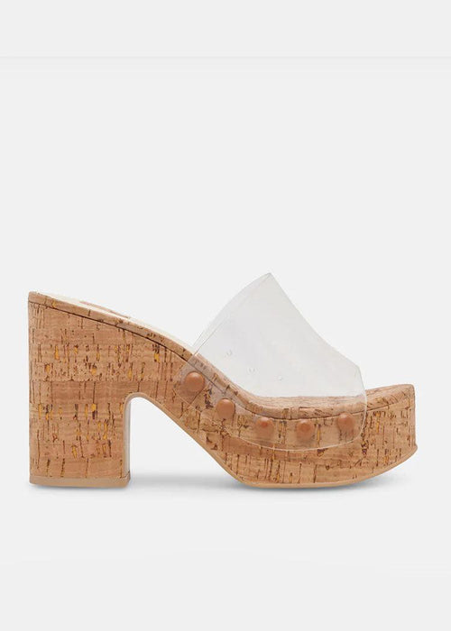 Dolce Vita Emol Platform Sandal-Crystal-Hand In Pocket