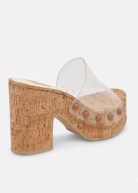 Dolce Vita Emol Platform Sandal-Crystal-Hand In Pocket
