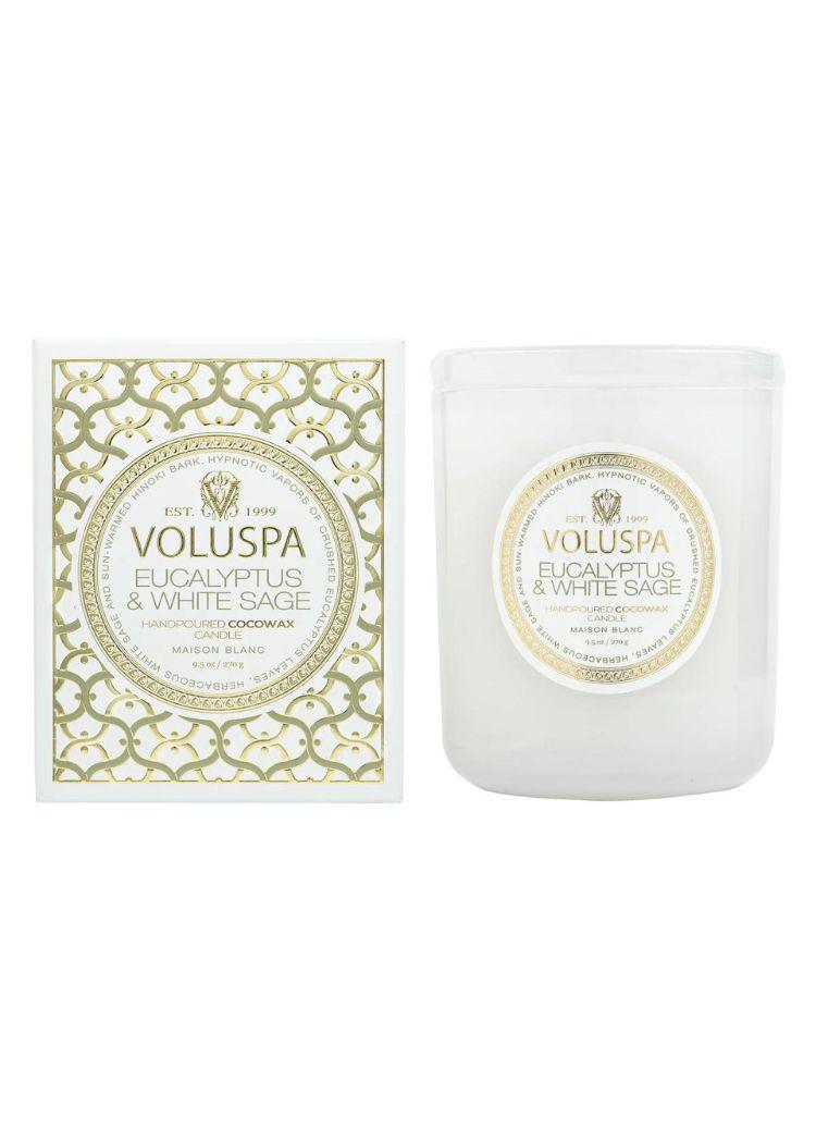 Voluspa Classic Jar Candle - Eucalyptus-Hand In Pocket