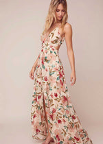 ASTR The Label Frolic Floral Maxi Dress-Hand In Pocket