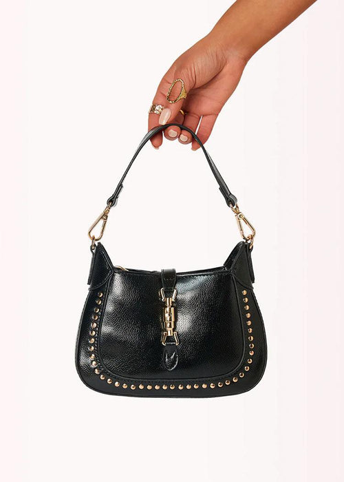 Billini Hosk Mini Bag-Black Pantent-Hand In Pocket