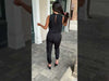 Cascades V Neck Tie Front Jumpsuit-Black