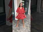 Sulawesi Smocked Waist Dress-Rust ***FINAL SALE***
