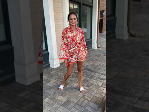 Barinas Printed Long Sleeve Top