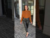 Clark Cable Knit Strong Shoulder Sweater-***FINAL SALE***